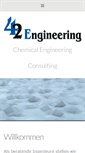 Mobile Screenshot of 42engineering.de